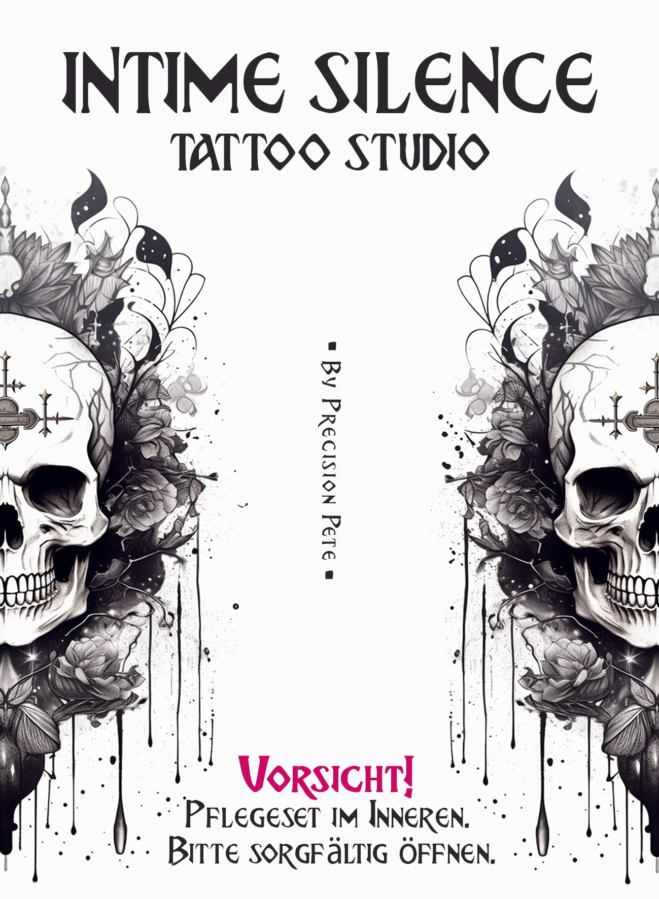 Intime Tattoo Studio - Rechnung für Gesäß Tattoo inkl. Pflegeset